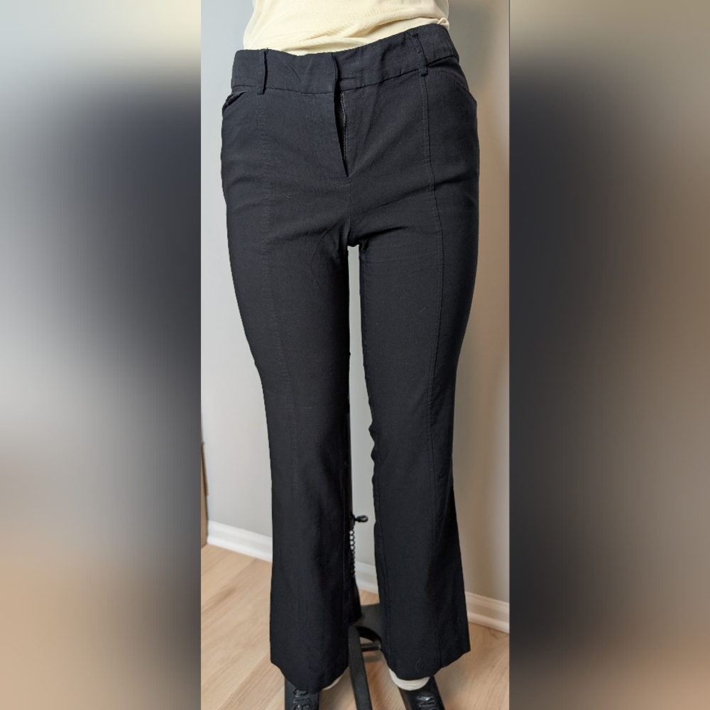 Axcess Women's Black Straight Leg Pants, Sz 12